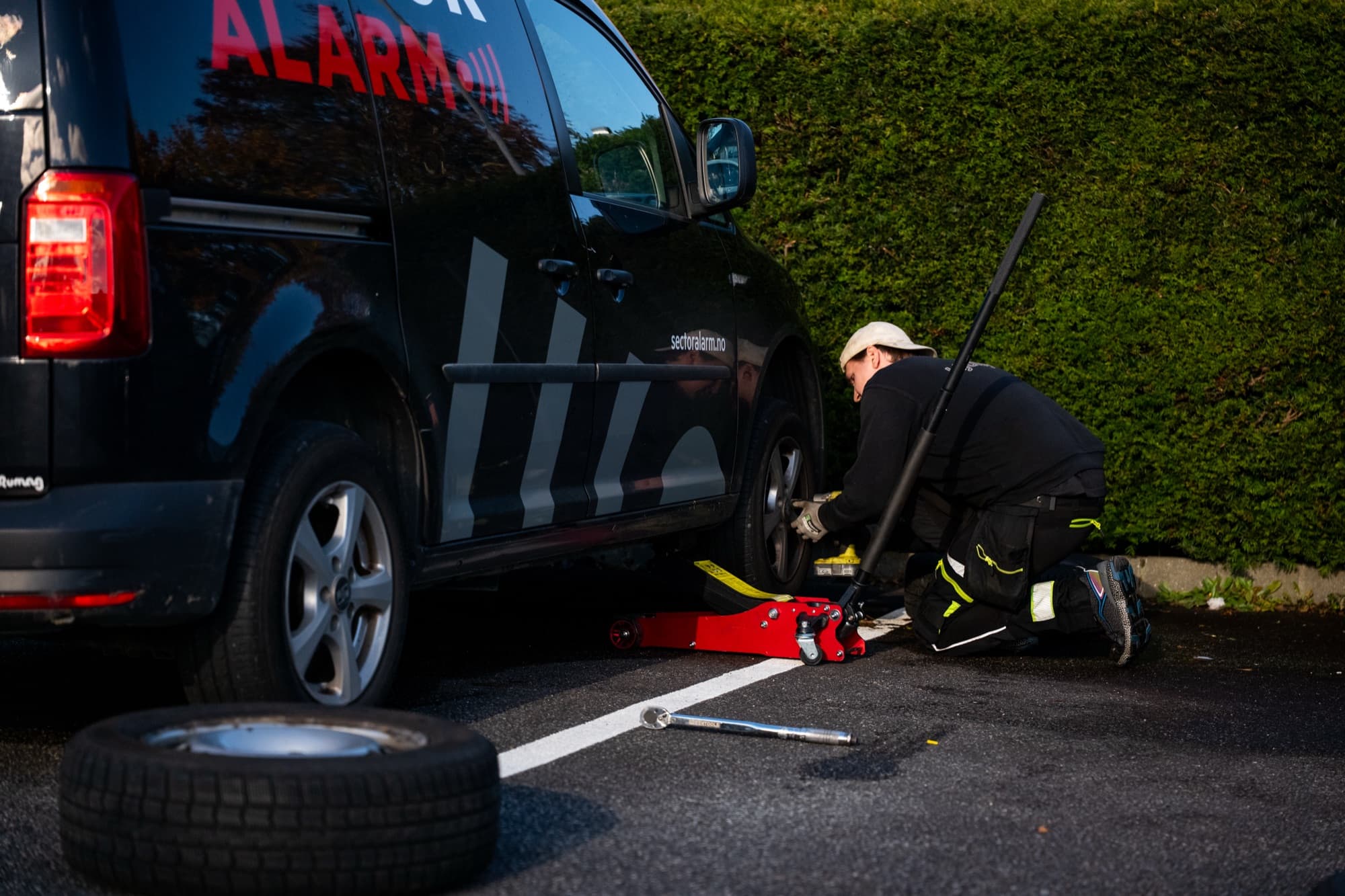 Arbeid for Hjulbytte